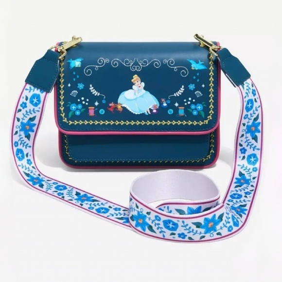 Loungefly Handbags - Loungefly Cinderella Storybook Disney Crossbody Bag